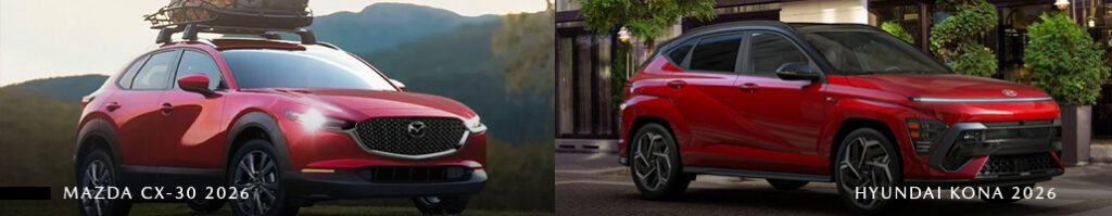 Paquin mazda CX 30 2026 VS KONA 2026 IMAGE1 1024x199
