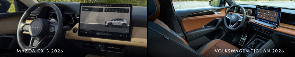 Mazda CX-5 2026 vs Volkswagen Tiguan 2026
